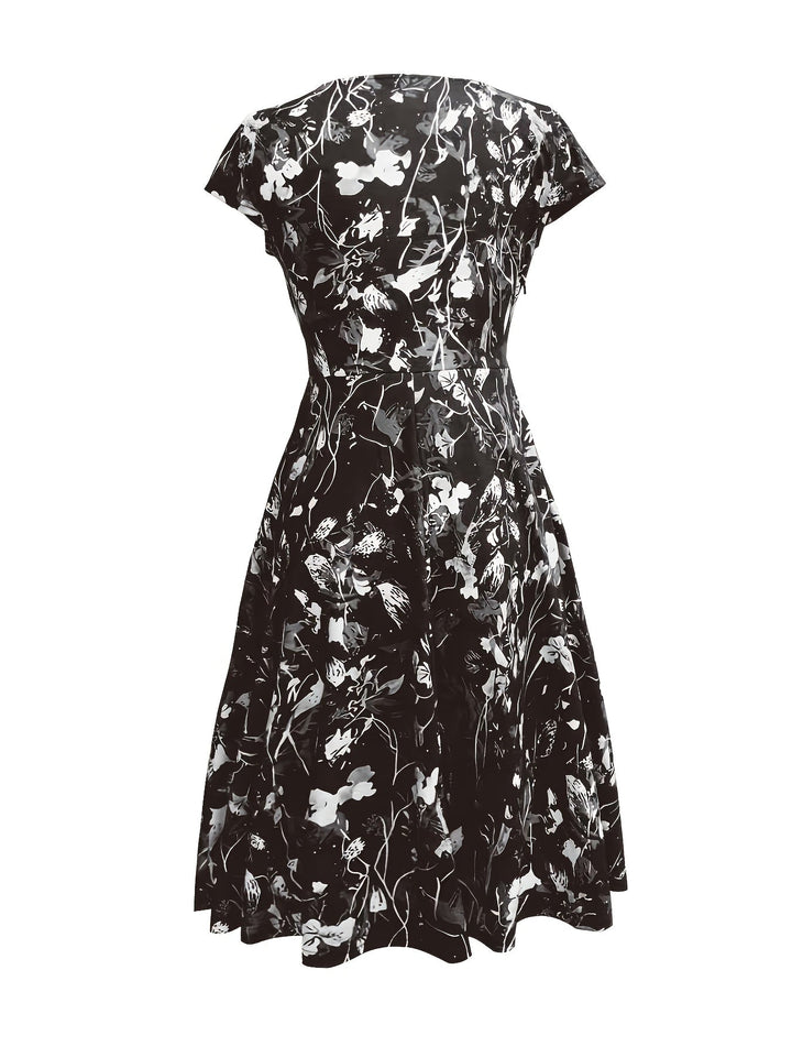 Nayadeth | Vestido floral corte A con bolsillos
