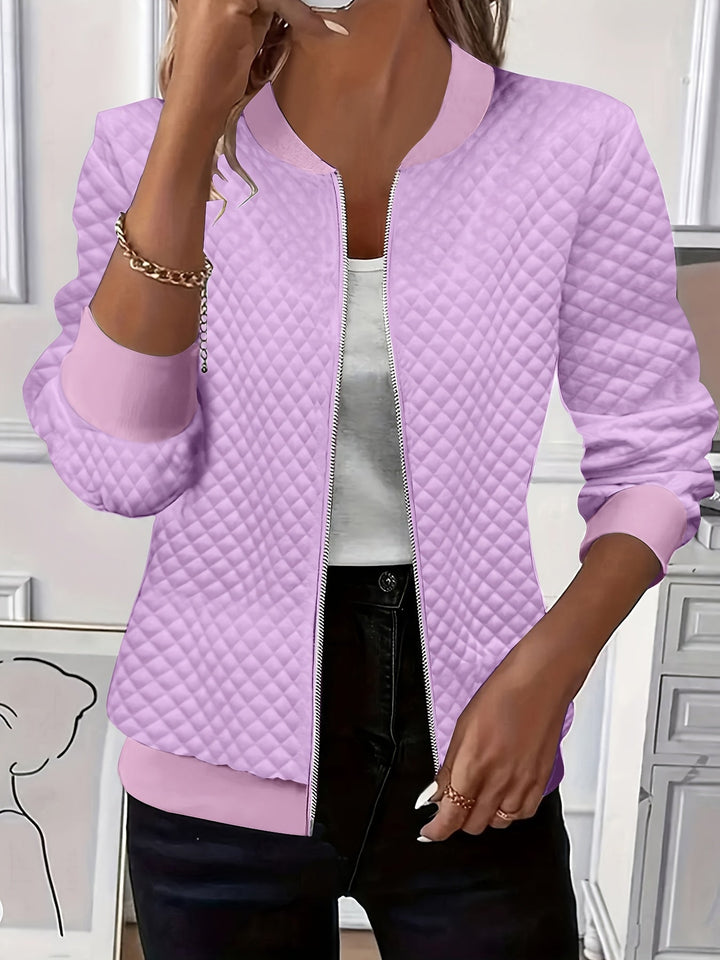 Daniela | Chaqueta con textura acolchada tipo rombo