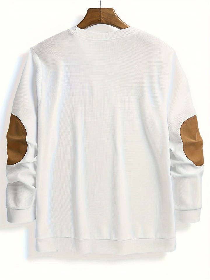 Emilio | Sweater texturado con coderas