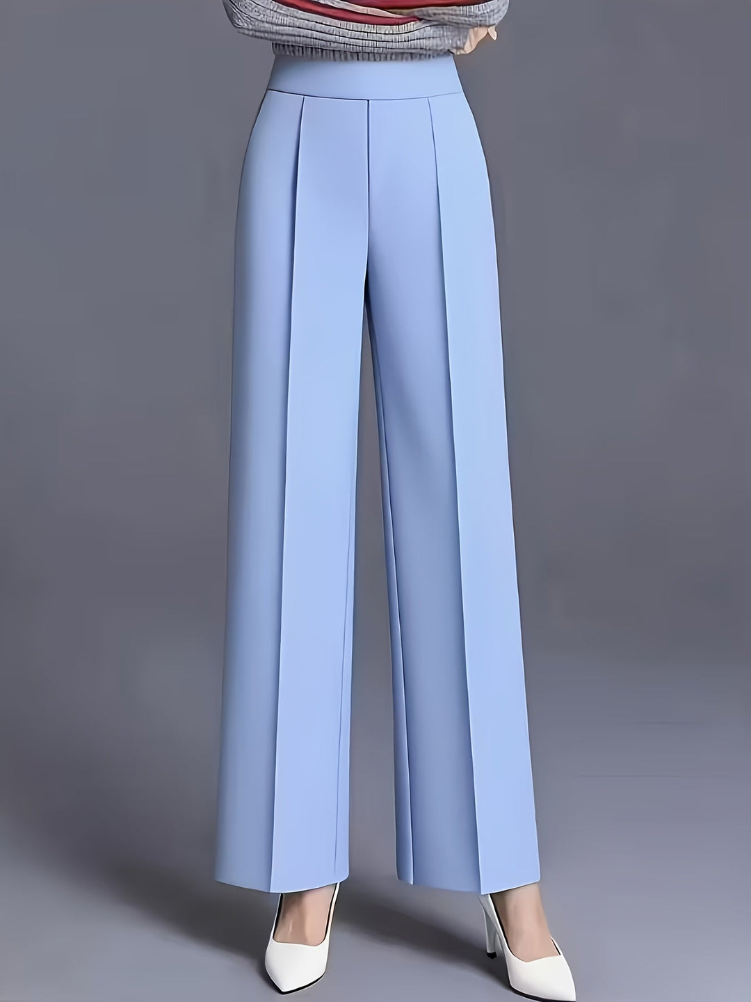 Saray | Pantalones de tiro alto y pierna ancha