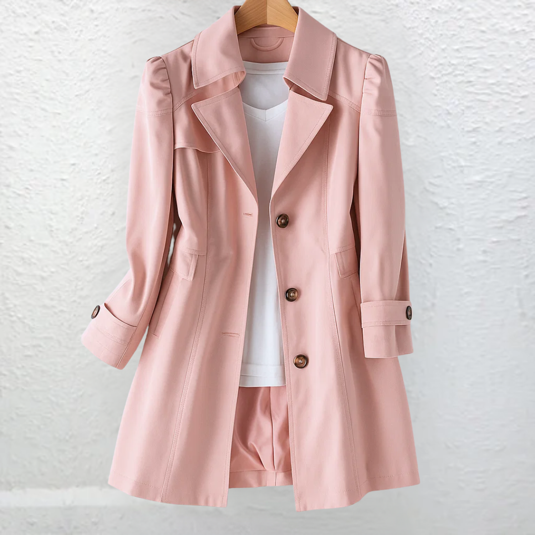 Obdulia | Abrigo cuello trench vintage