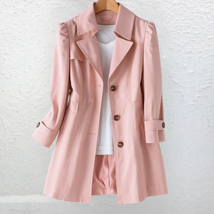 Obdulia | Abrigo cuello trench vintage