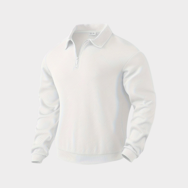 Florencio | Sweater texturado con medio cierre