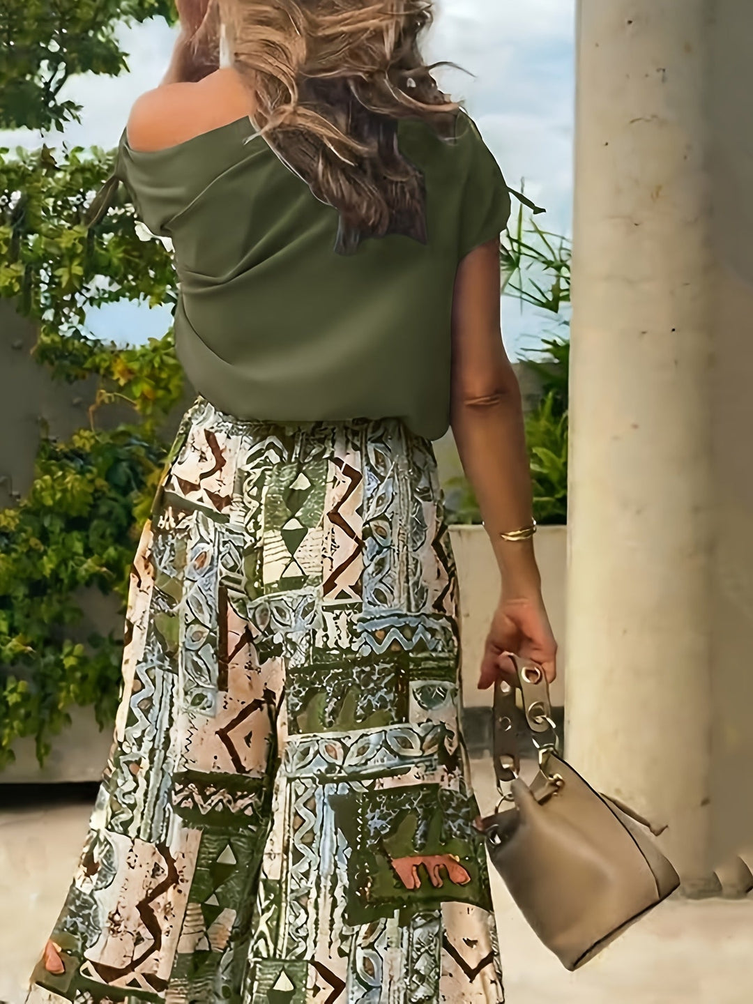 Rosa Elena | Conjunto de dos piezas con estampado