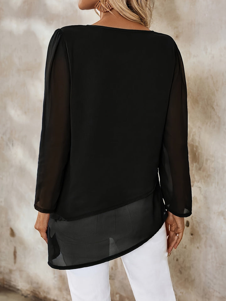 Cristina | Blusa de capas fluida