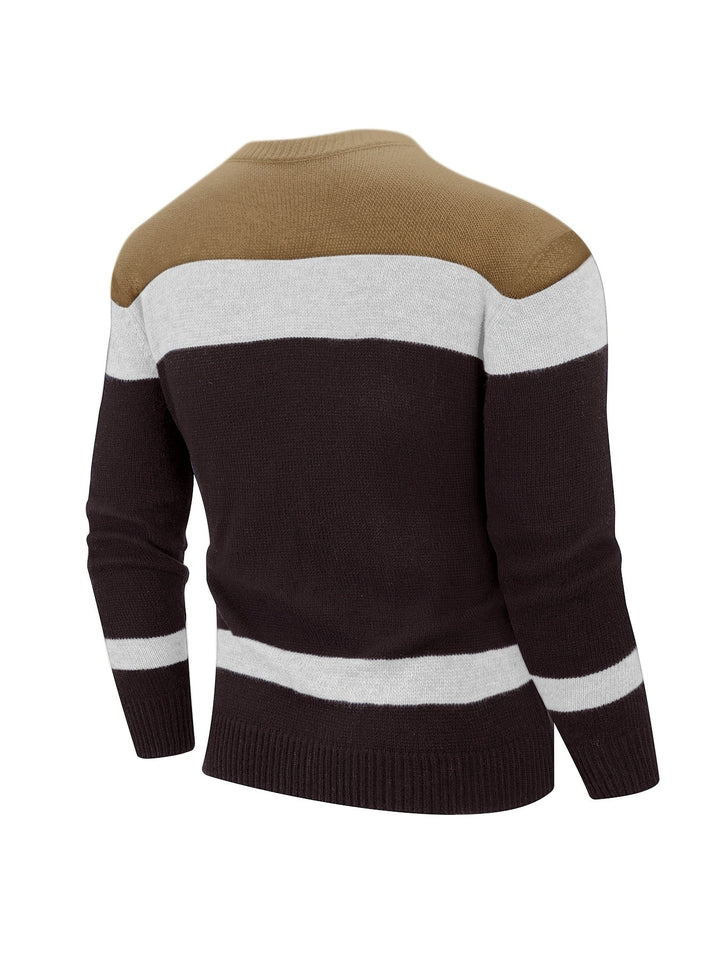 Alexi | Sweater de punto color block