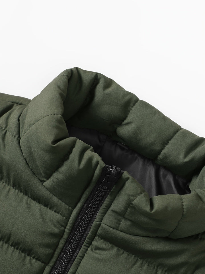 Saúl | Chaleco acolchado con cuello alto