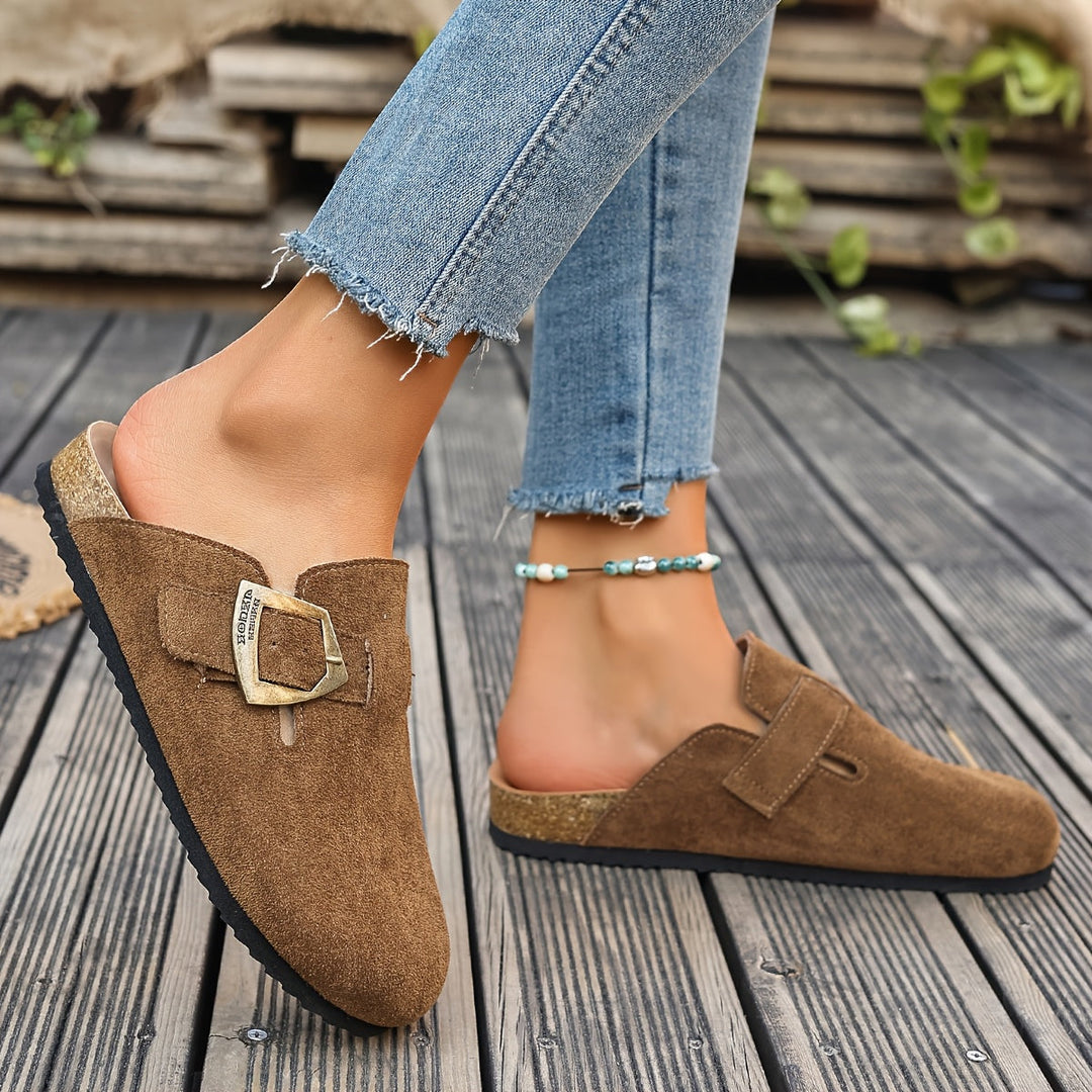 Priscilla | Mules con hebilla