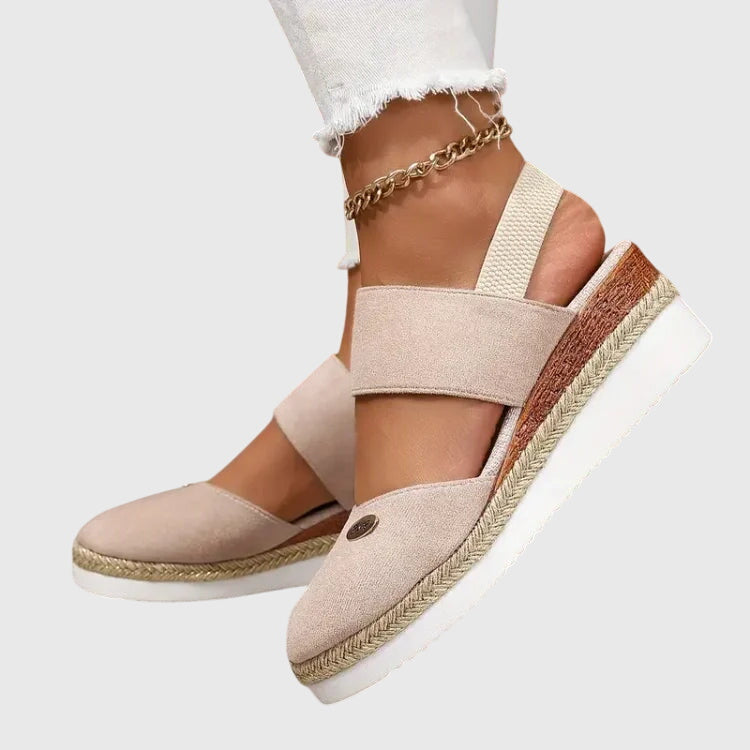 Jimena | Sandalias con plataforma acolchada