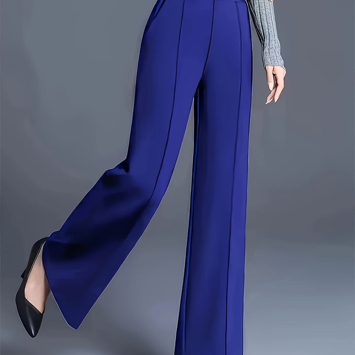 Elisa | Pantalón de tiro alto pierna ancha