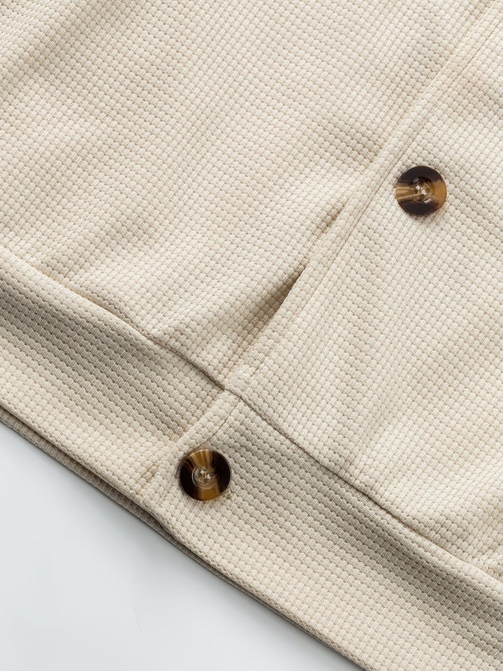 Luis | Chaqueta con botones y textura