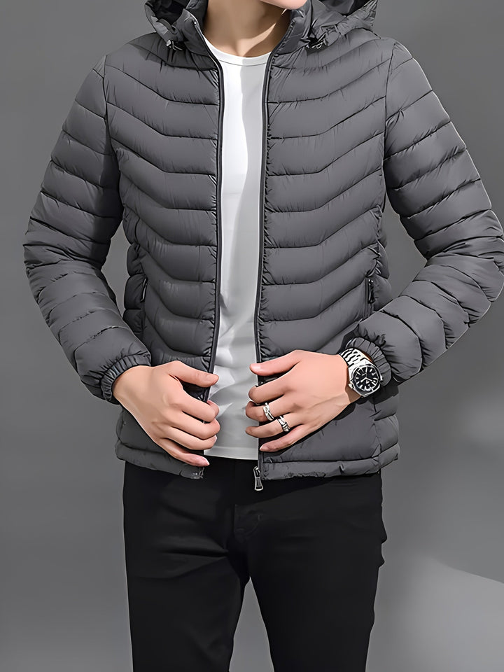 Enzo | Parka acolchada con capucha desmontable