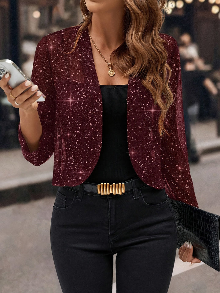 Ayaní | Chaqueta corta con brillo