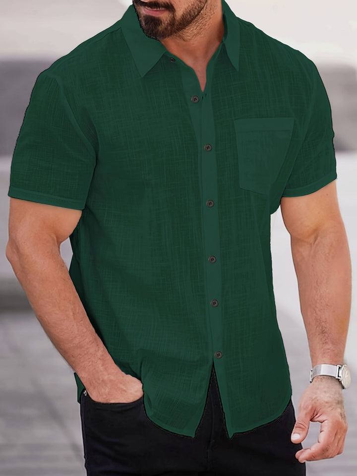 Giovanni | Camisa manga corta de corte relajado