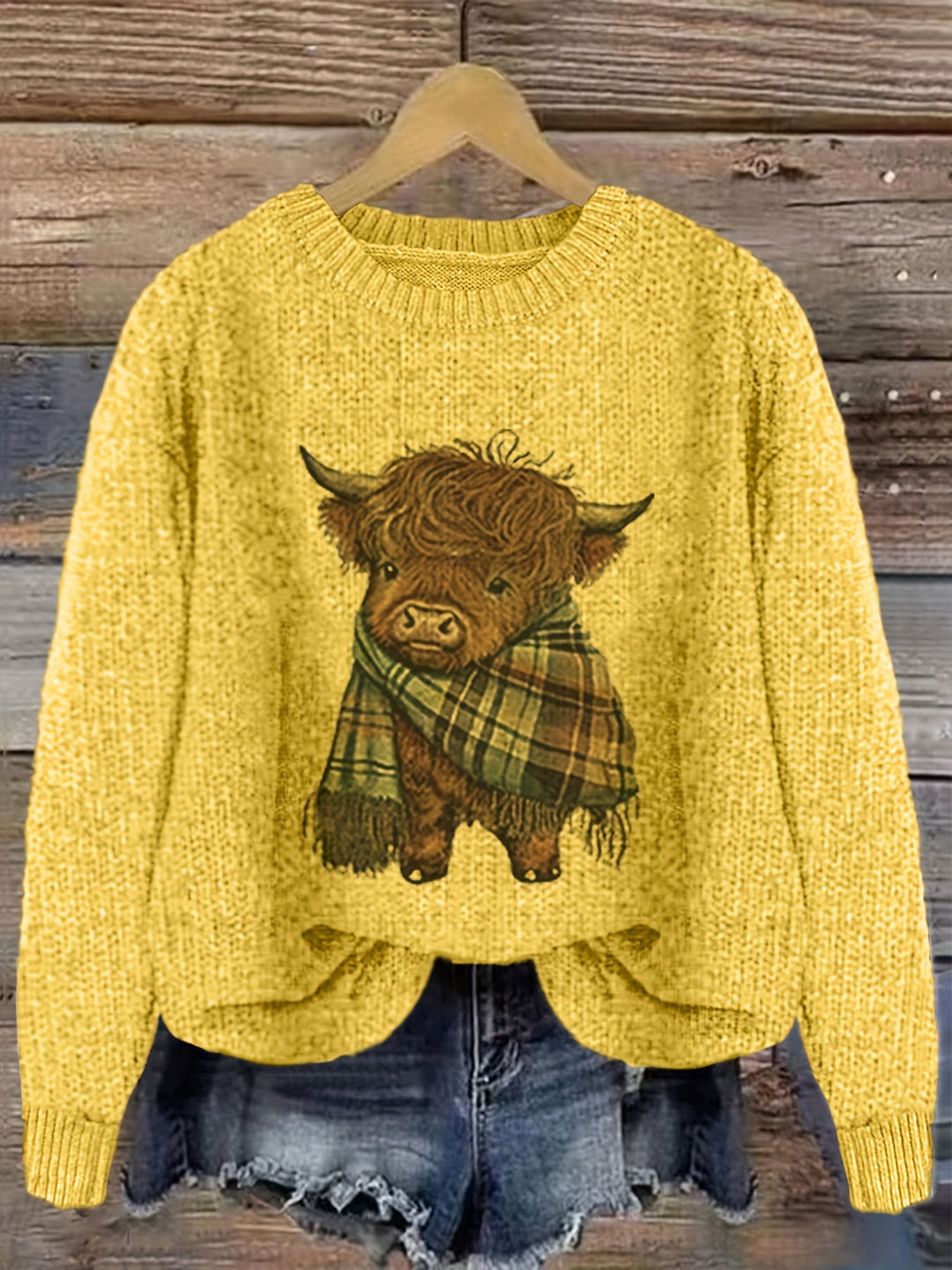 Kiara | Sweater cuello redondo holgado