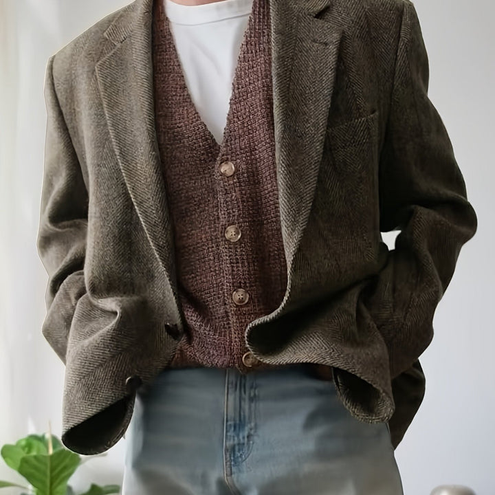 Cristian | Blazer de textura refinada