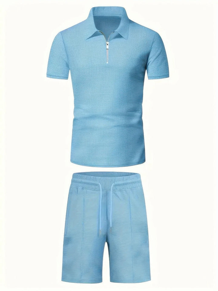 Camilo | Conjunto de polo con cierre y short