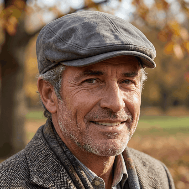 Santiago | Jockey boina de gamuza