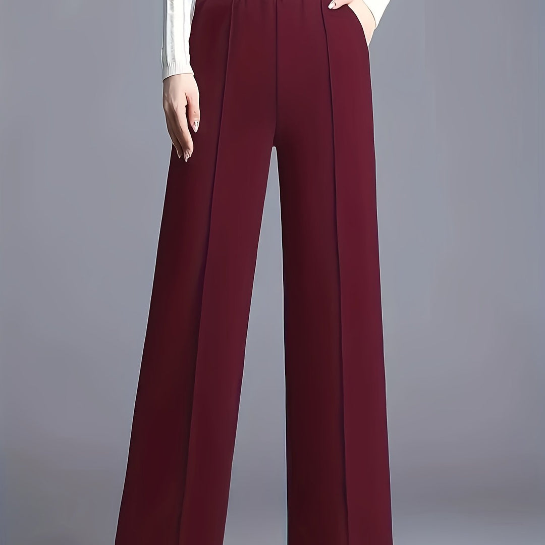 Maximiliana | Pantalón de tiro alto pierna ancha