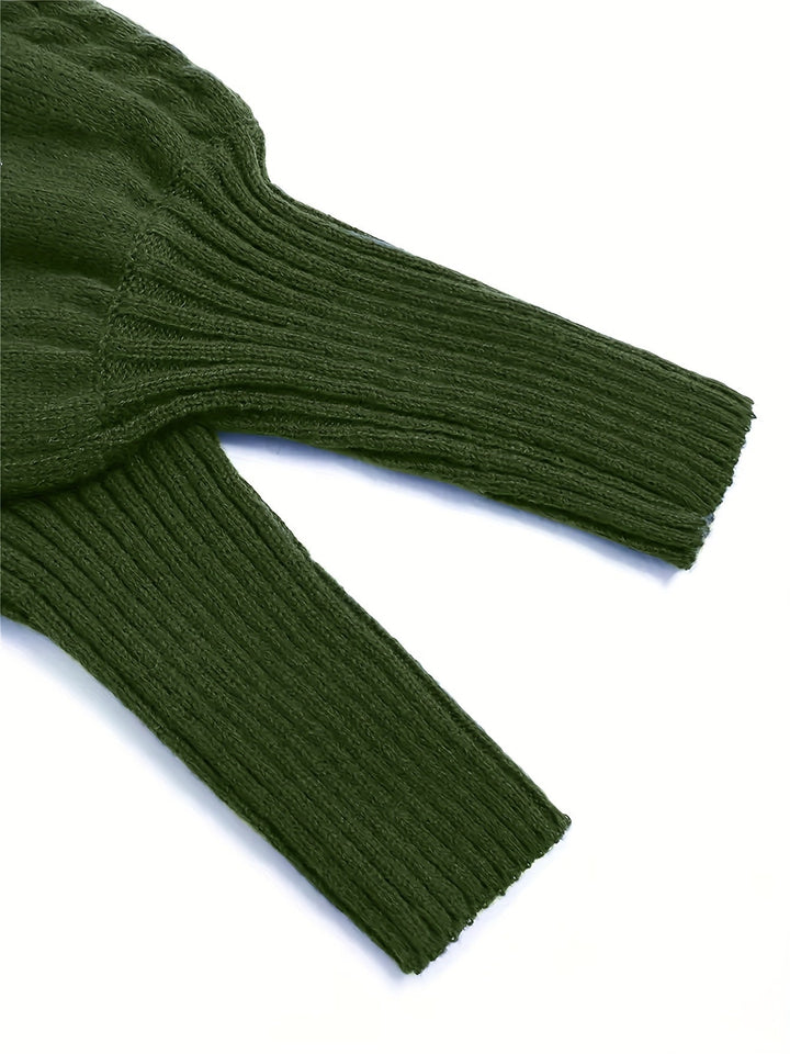 Ciriaca | Sweater texturado cuello medio
