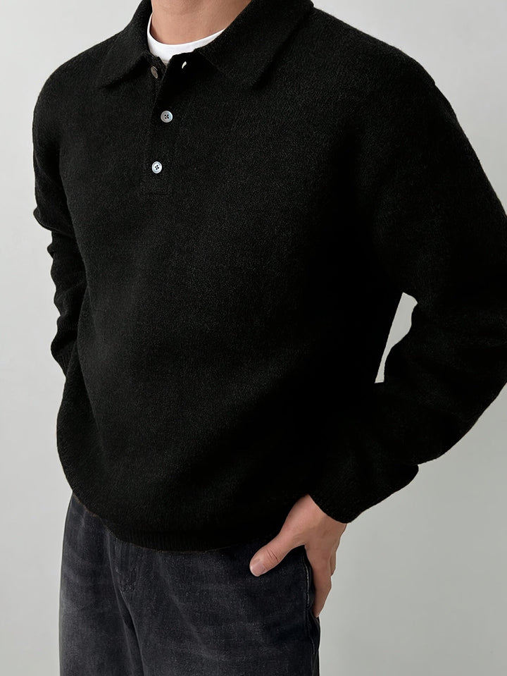 Silvio | Sweater con cuello de polo