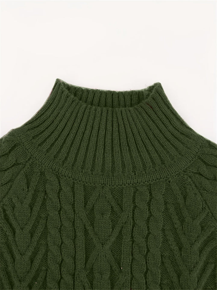 Ciriaca | Sweater texturado cuello medio