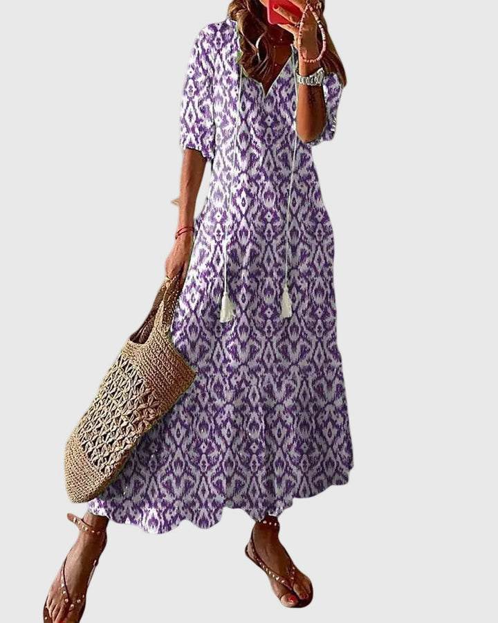 Constanza | Vestido largo boho de verano