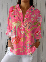 María Macarena | Blusa tropical estampada