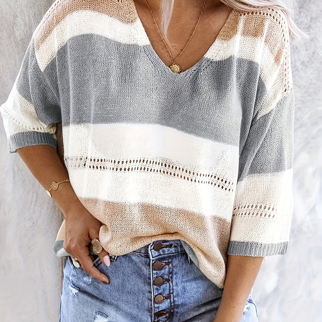 Yoselin | Sweater tejido escote V