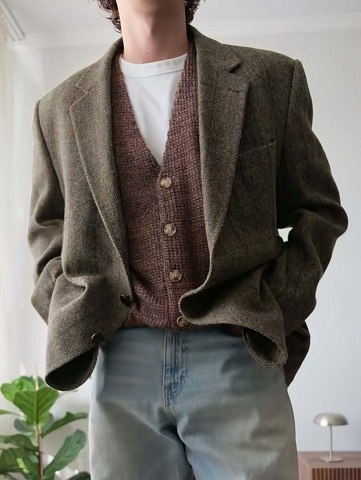 Cristian | Blazer de textura refinada