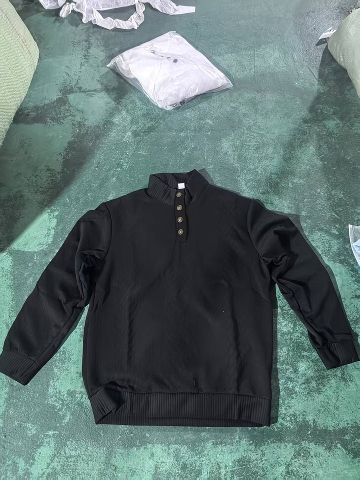 Recaredo | Sweater de cuello alto con botones
