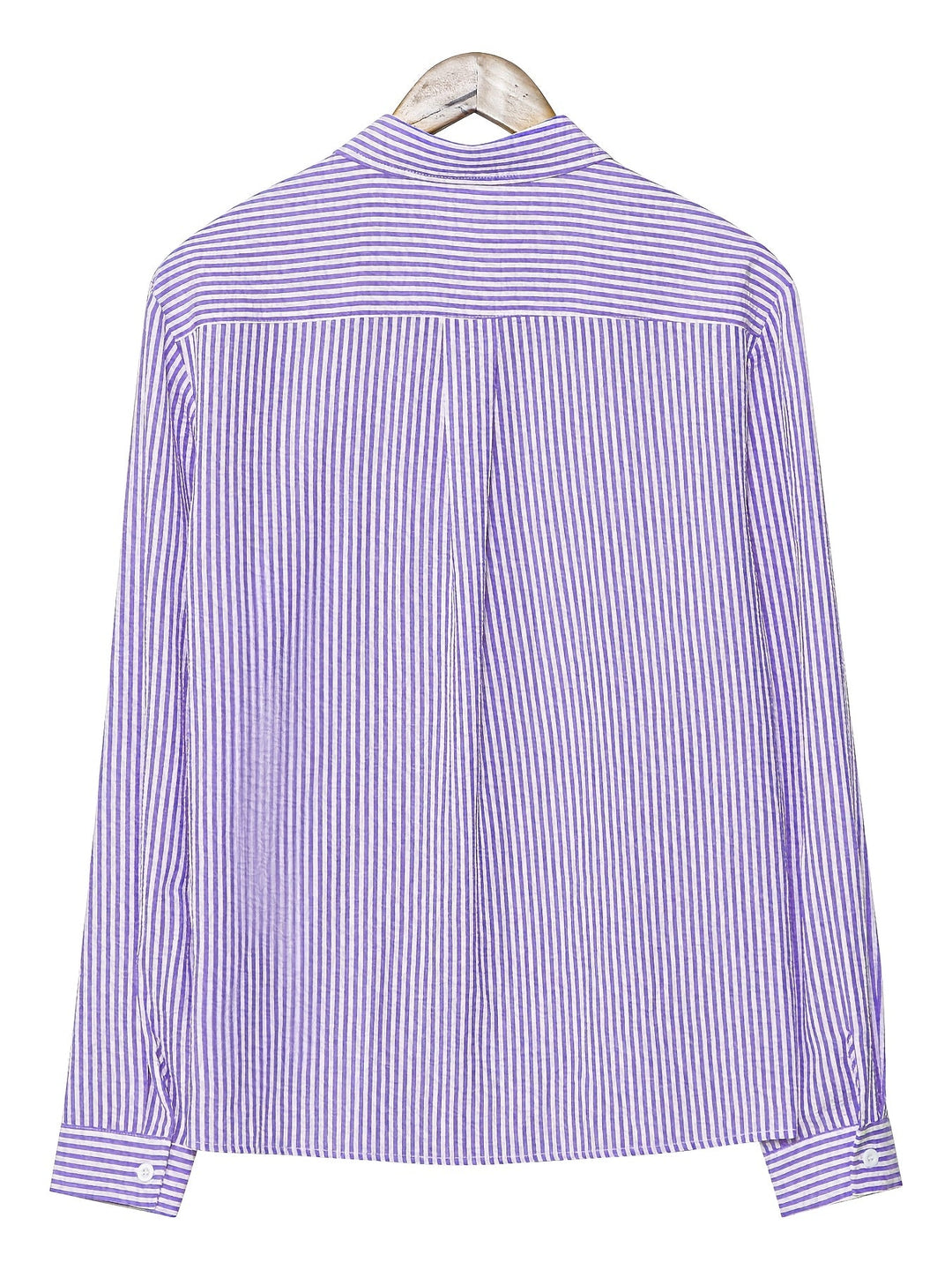 Kurt | Camisa de rayas con textura manga larga