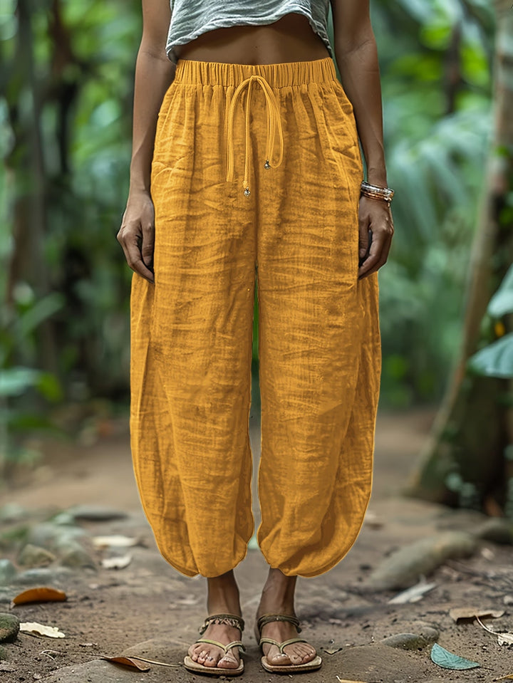 Alfonsina | Pantalón globo con cordón ajustable