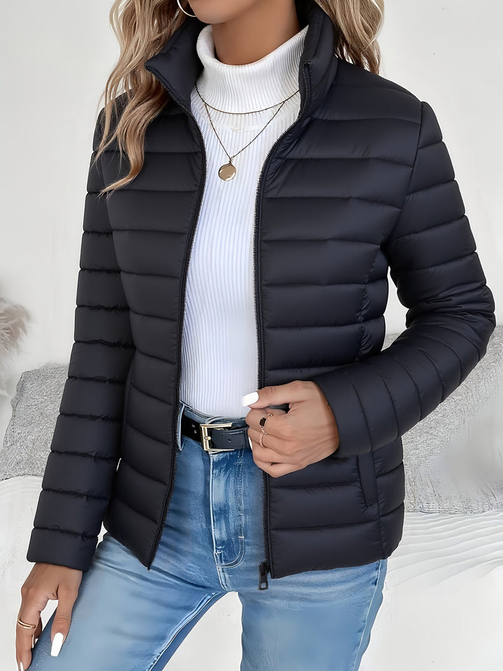 Pascale | Parka acolchada liviana con cuello alto