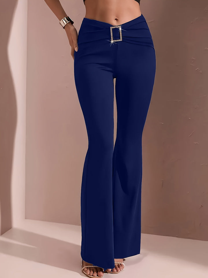 Ingrid Andrea | Pantalones acampanados de tiro alto