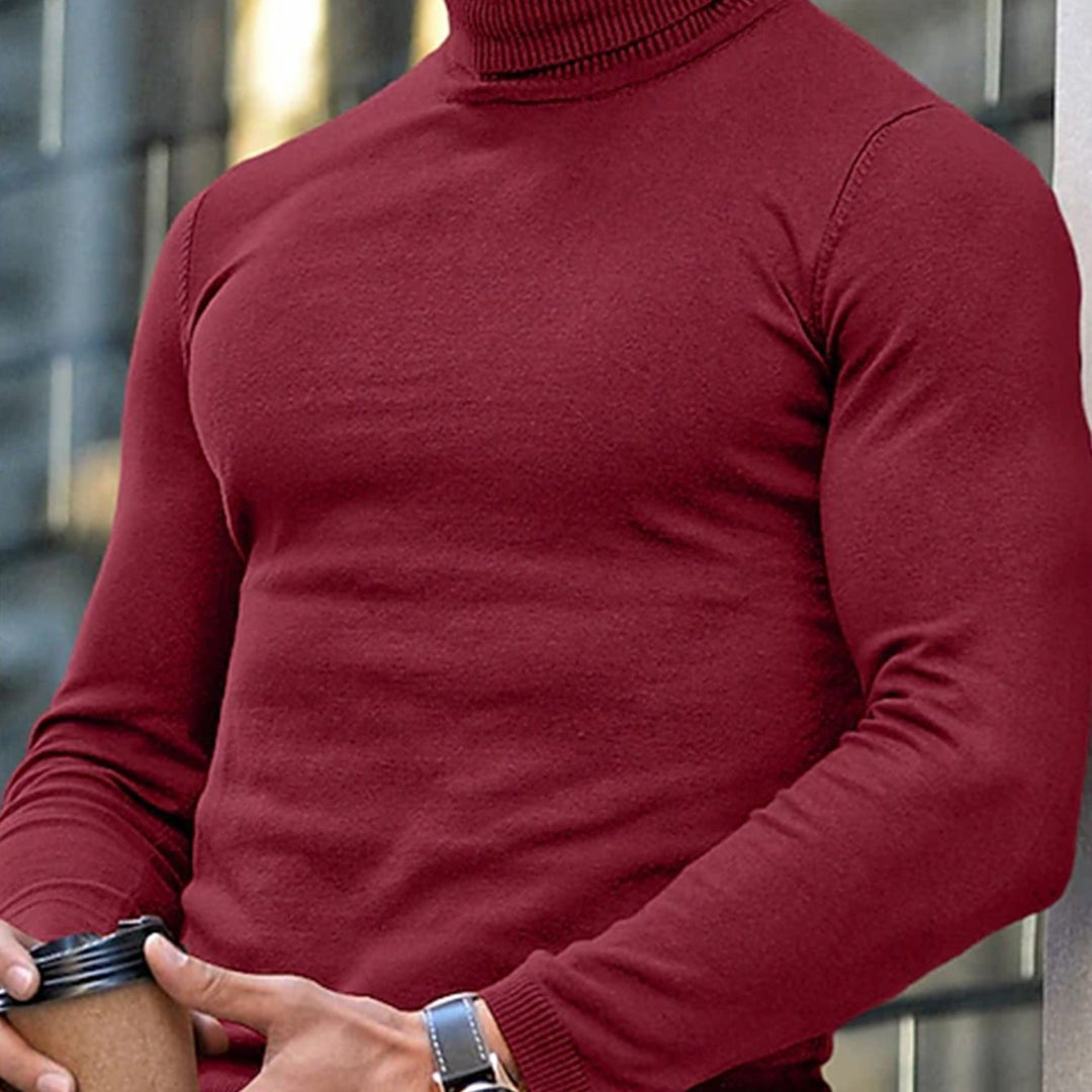 Romualdo | Sweater cuello alto entallado