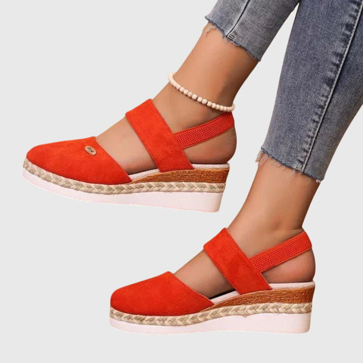 Jimena | Sandalias con plataforma acolchada