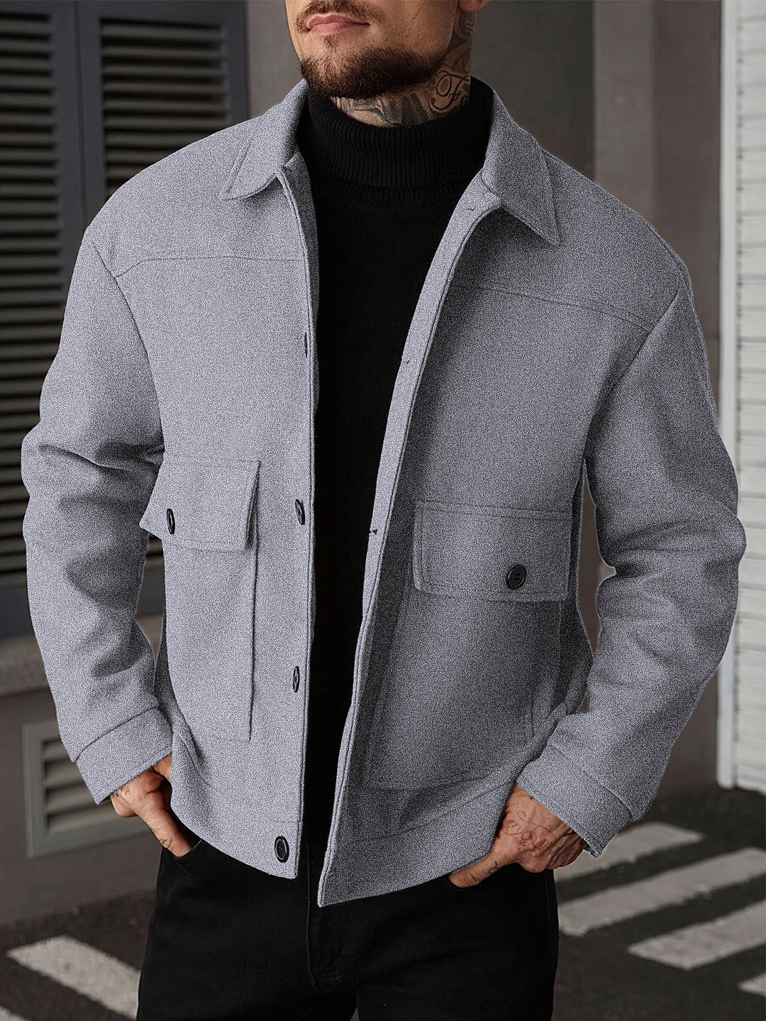 Segundo | Chaqueta camisera de botones