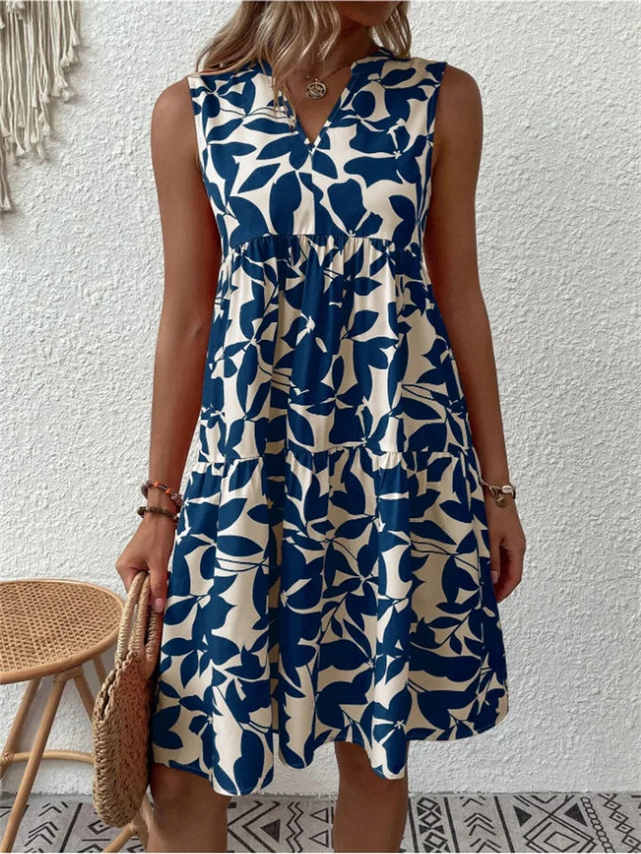 Valentina Paz | Vestido línea A con estampado floral
