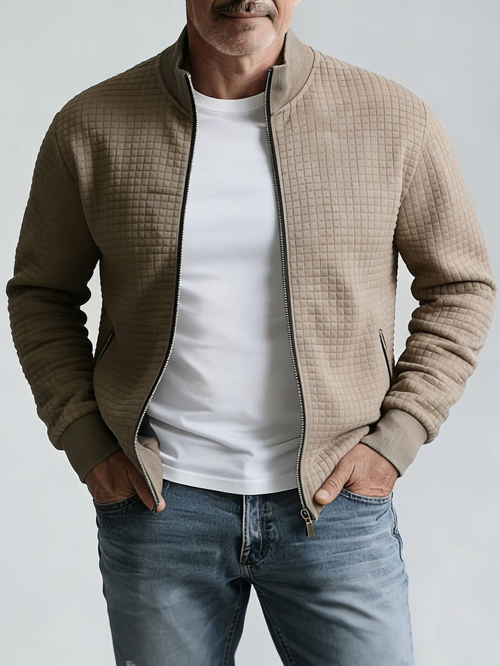 Colihuinca | Chaqueta con cierre y textura en relieve