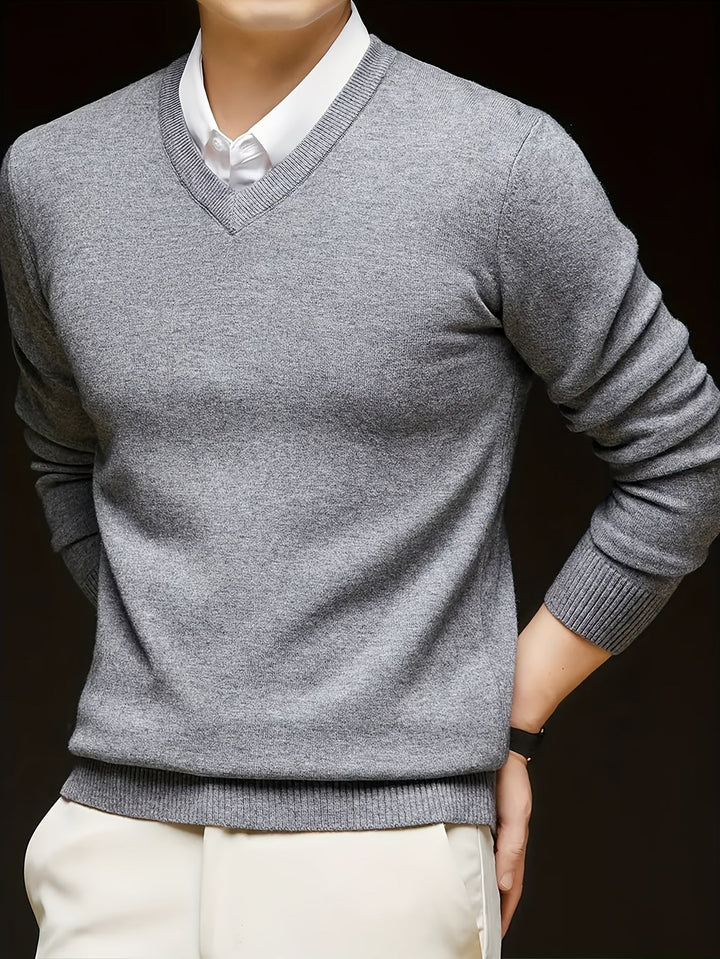 Germán | Sweater cuello V para hombre