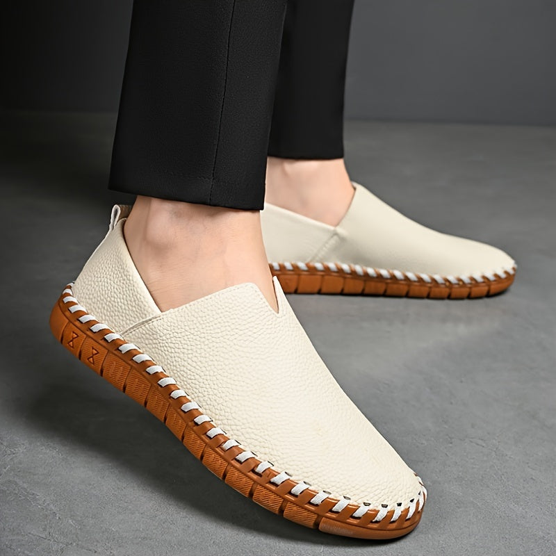 Alan | Mocasines slip-on con costura a mano