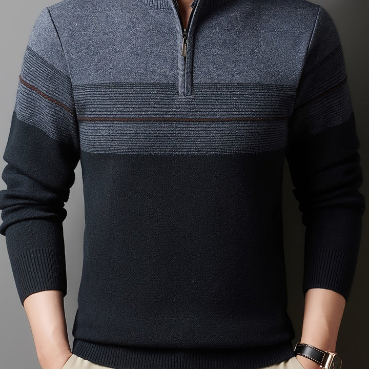 Dylan | Sweater con cuello alto y media cremallera