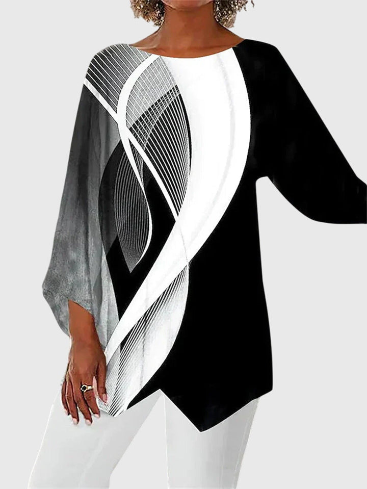 Nelda | Blusa manga larga con mariposa