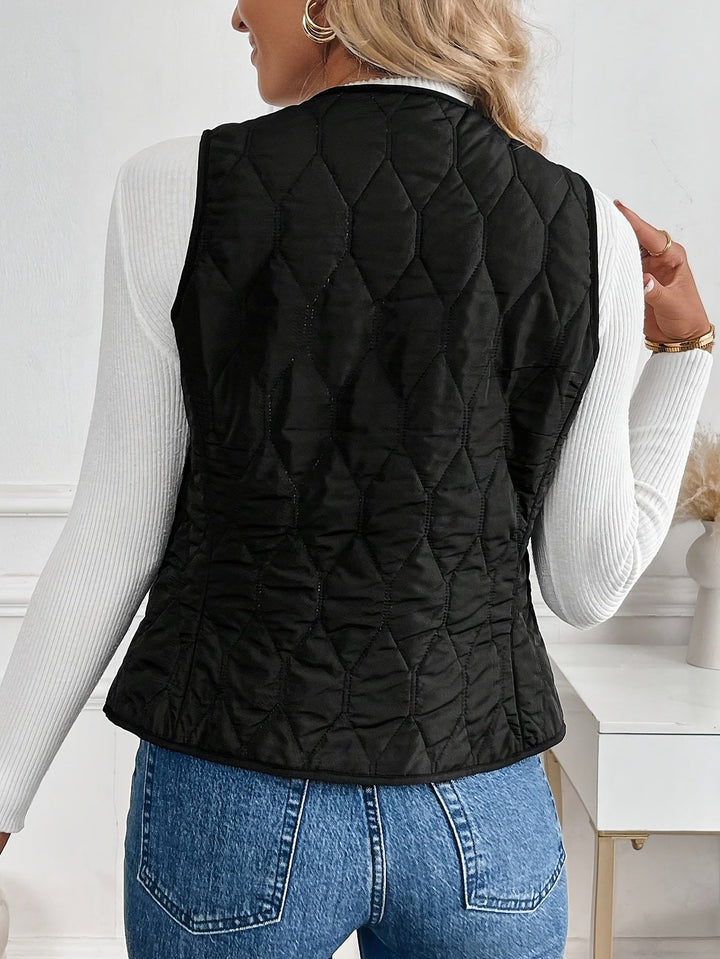 Odette | Chaleco acolchado reversible