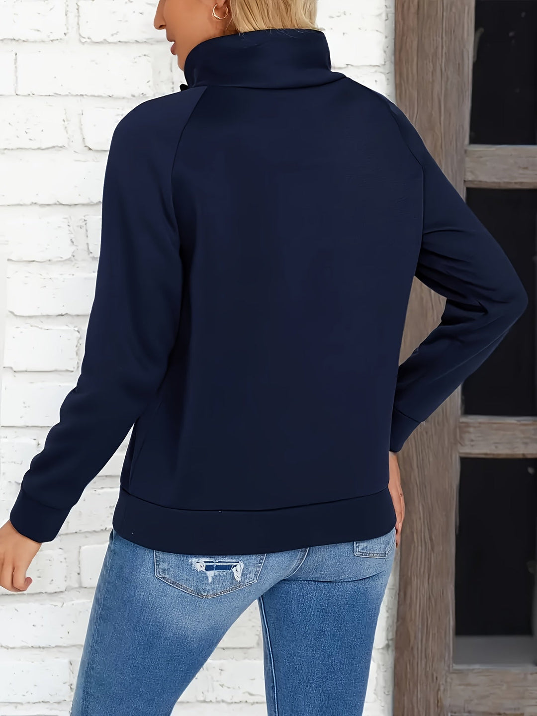 Pabla | Polerón cuello alto con botones