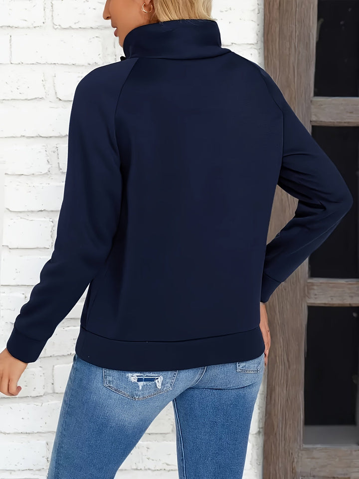 Pabla | Polerón cuello alto con botones