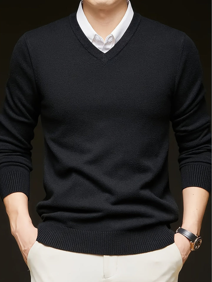 Germán | Sweater cuello V para hombre