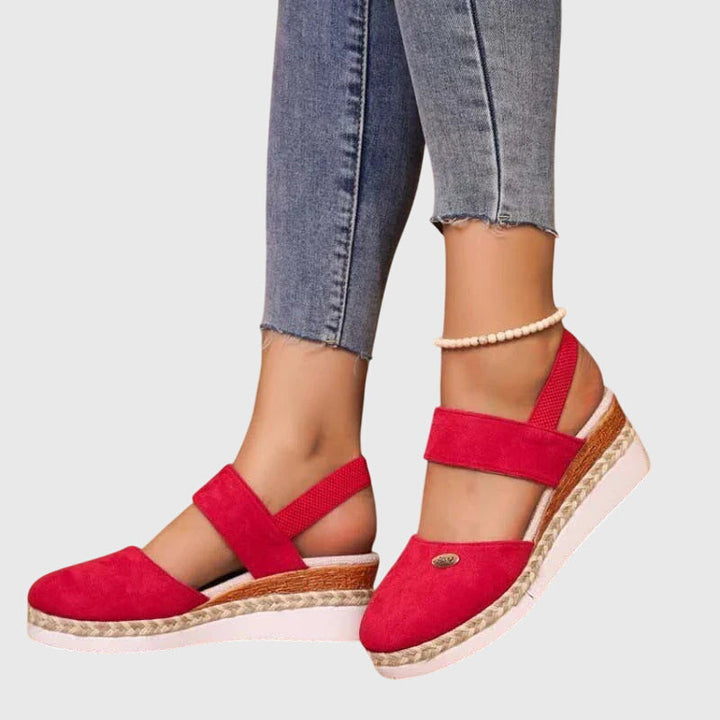 Jimena | Sandalias con plataforma acolchada