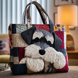 Leyla | Bolso tote acolchado con perrito